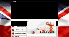 Desktop Screenshot of platformhire.co.uk